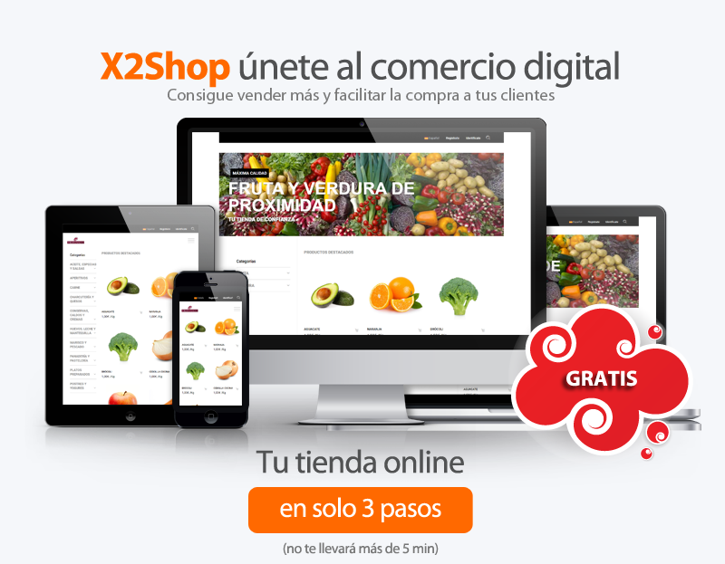 X2Shop, tu frutería y verdulería online